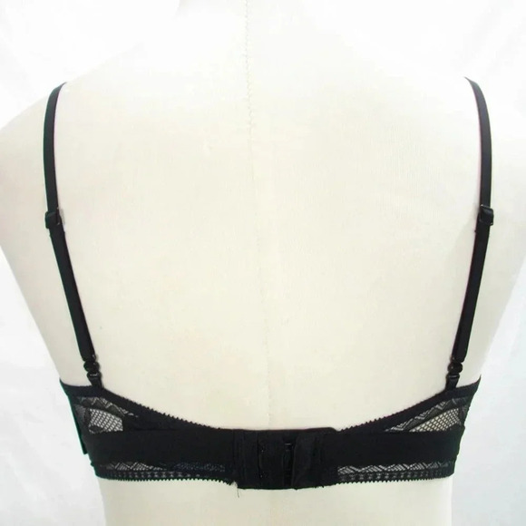 XS X-SMALL Calvin Klein QF1944 CK Black Obsess Unlined Triangle Wire Free Black - Picture 10 of 11